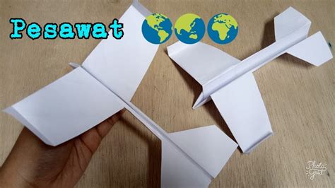 cara membuat pesawat dari kertas